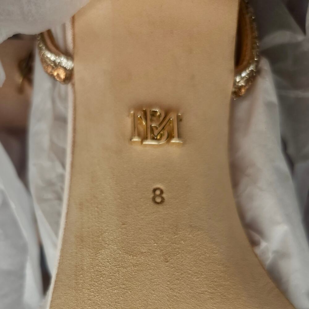 BADGLEY MISCHKA Becca Strappy Block Heel Sandal size 8 NWT $235 - Picture 11 of 13